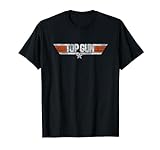 Top Gun Distressed Logo Camiseta