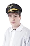 Gorra de Piloto de Avion Barco para Adulto para Hombre y Mujer, Gorra de Marinero Capitan de Barco, Sombrero de Capitan de Avion para...