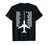 Phonetica Alphabet – Divertido regalo de avión piloto y aviación Camiseta