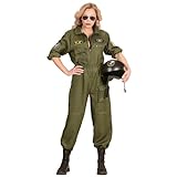 WIDMANN MILANO PARTY FASHION - Disfraz de piloto de caza, mono, traje de piloto, uniforme, disfraces