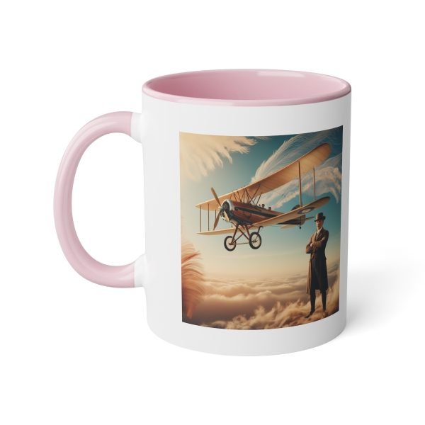 Taza Vintage de Aviación - Biplano Histórico en los Cielos - Imagen 17