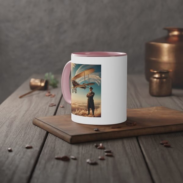Taza Vintage de Aviación - Biplano Histórico en los Cielos - Imagen 19