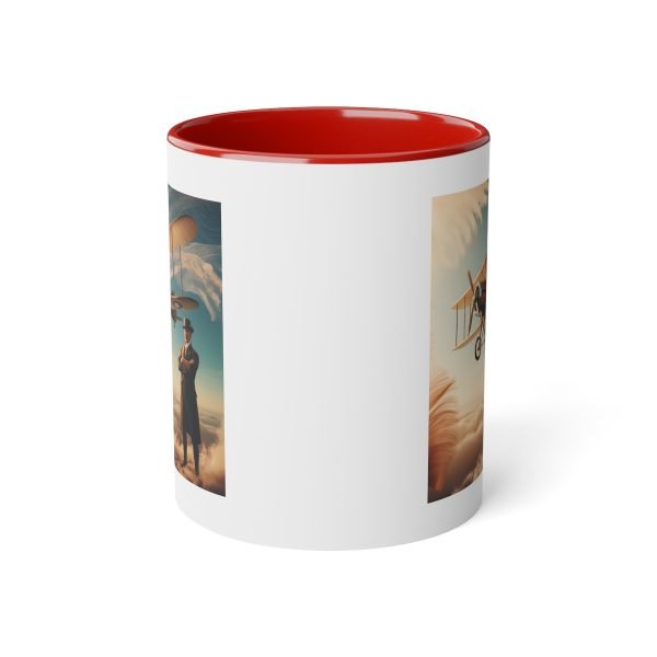 Taza Vintage de Aviación - Biplano Histórico en los Cielos - Imagen 21