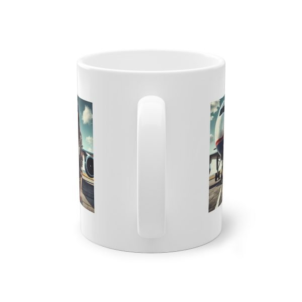 Taza Estilizada con Pilota y Avión Moderno - Inspiración y Aventura - Imagen 4