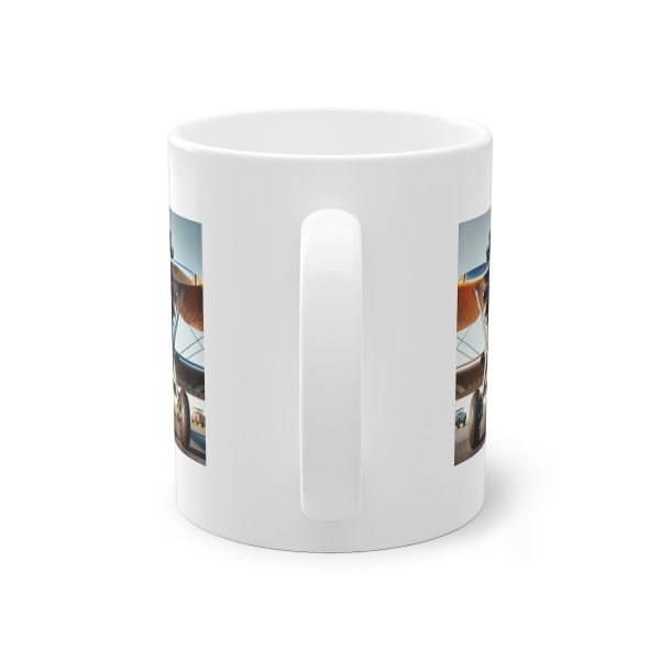 Taza de Cerámica con Diseño de Motor Radial Super Stearman - Personalidad y Durabilidad - Imagen 4