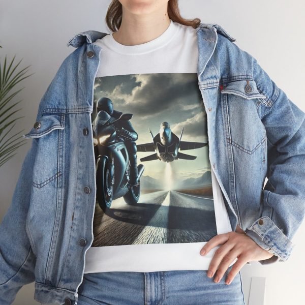Camiseta Moto y Caza en Acción