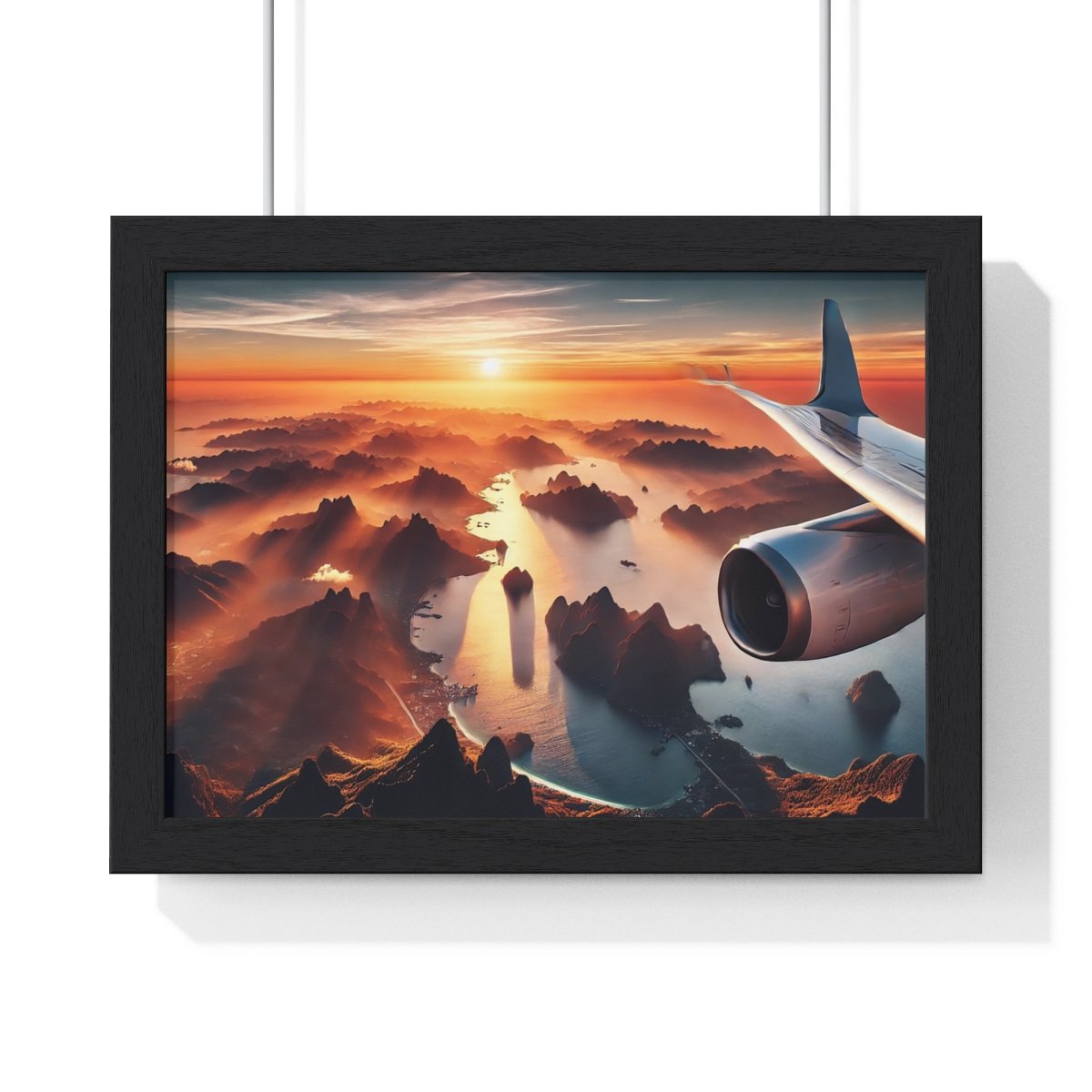 Poster Artístico de Alta Calidad con Vista desde un Avión - Imagen 4