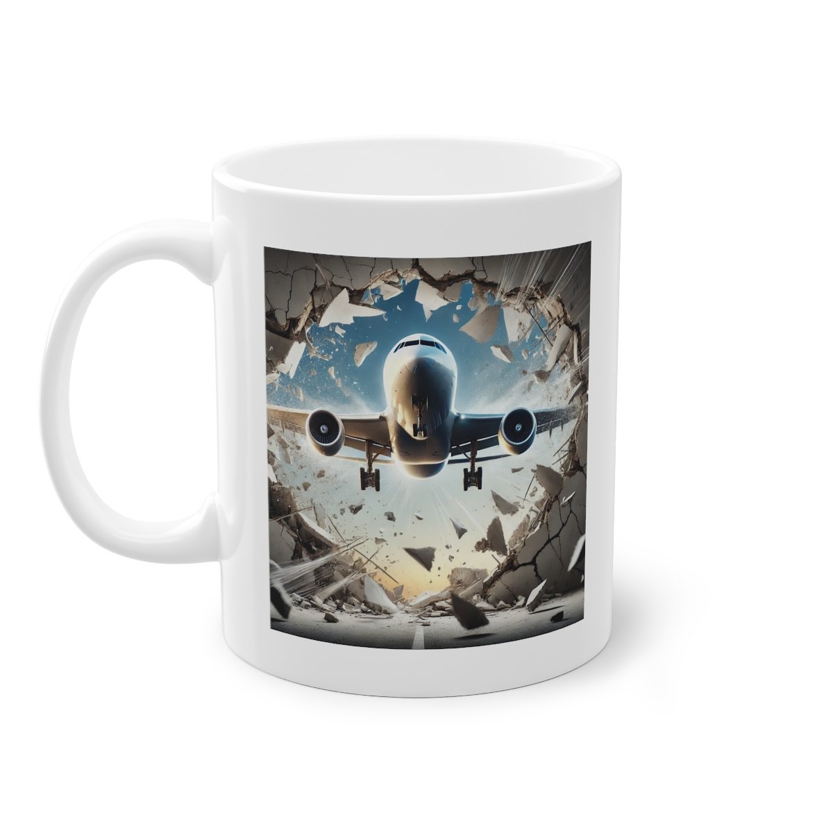Taza Avión Rompiendo Barreras: Potencia y Acción - Imagen 2