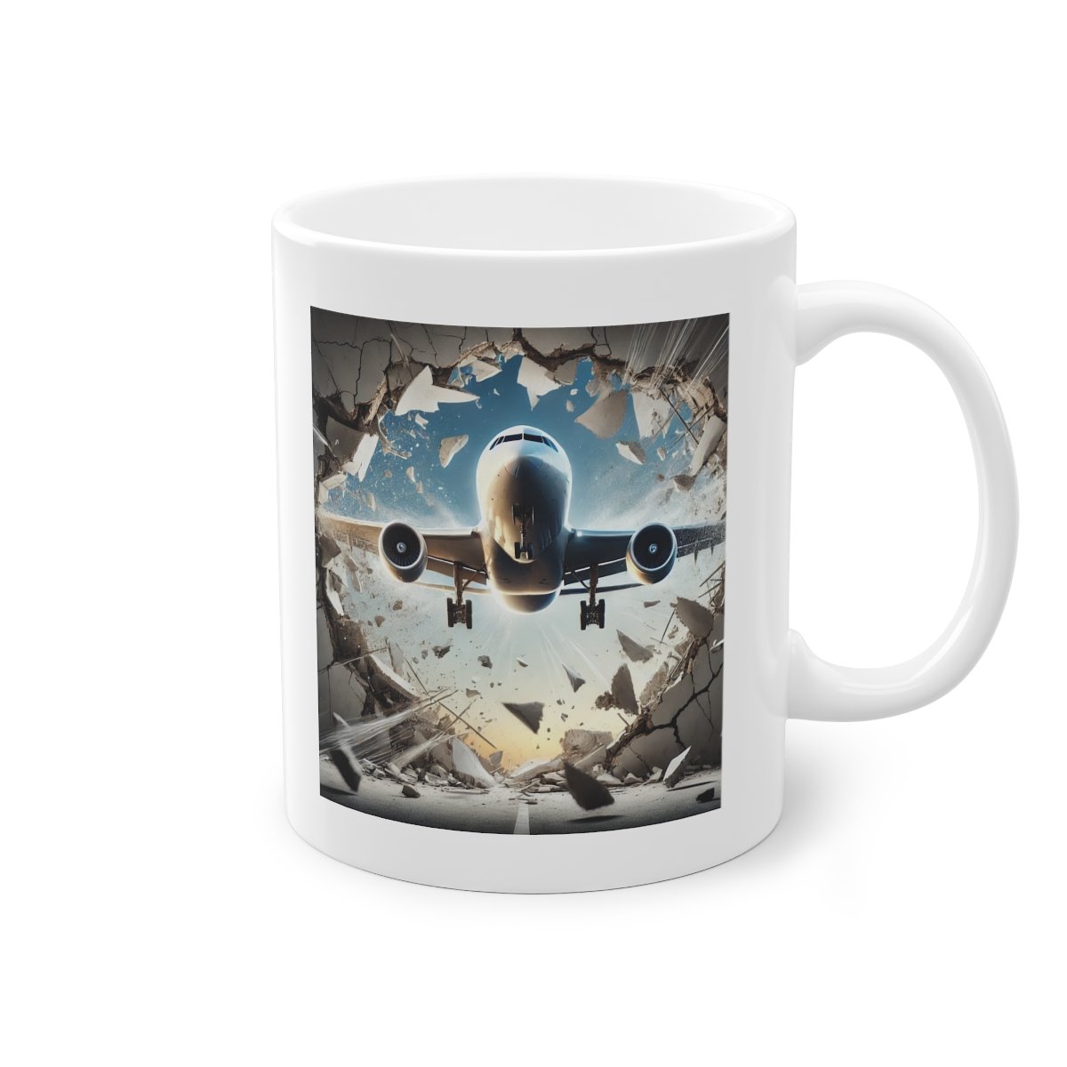 Taza Avión Rompiendo Barreras: Potencia y Acción
